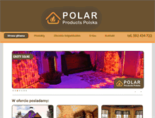 Tablet Screenshot of polarproducts.pl